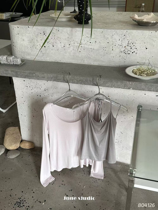 Pink Ballet Two Piece Long Sleeve Top Set product photo 1