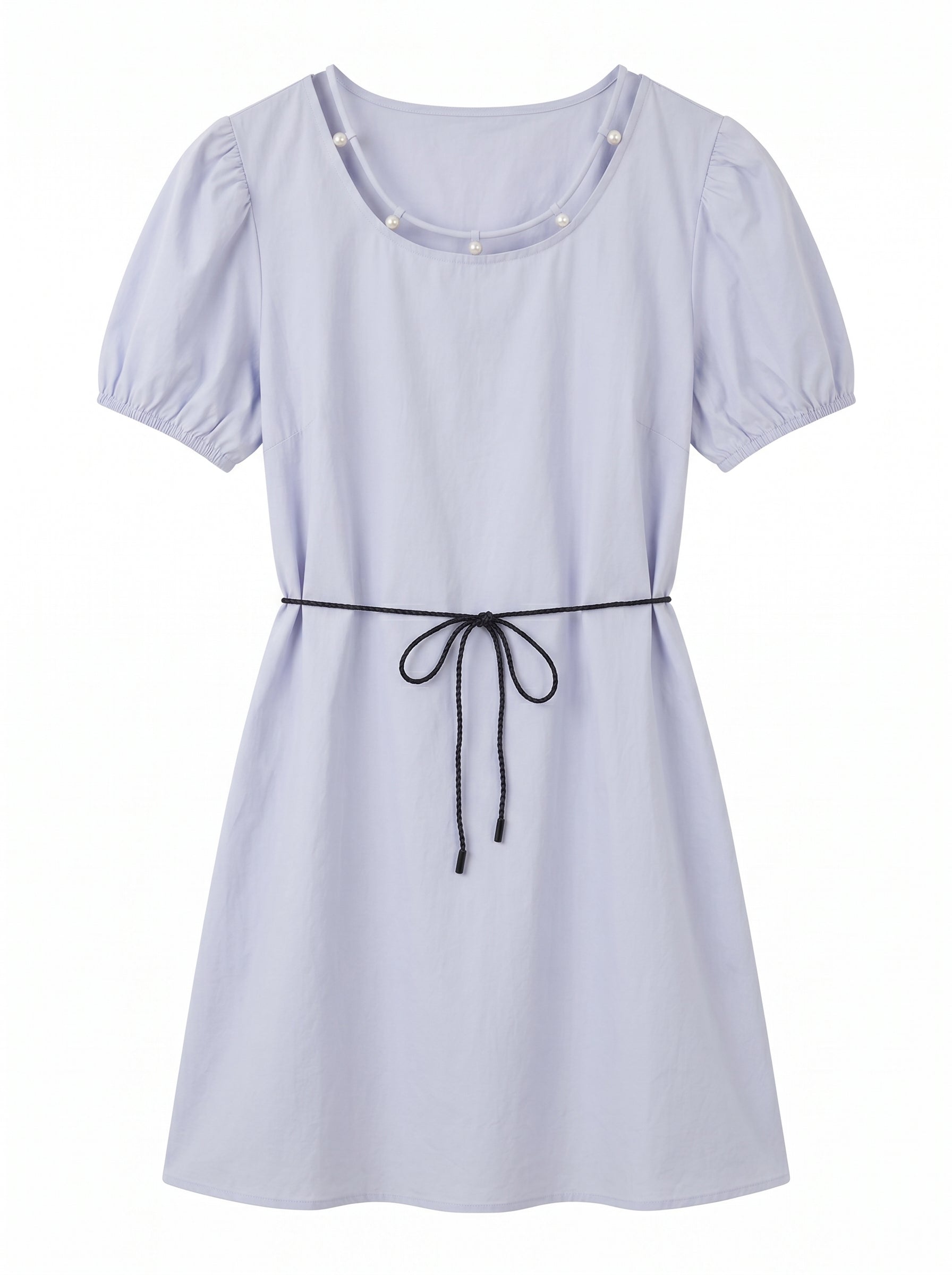 Purple Solid Mini Dress product photo 1
