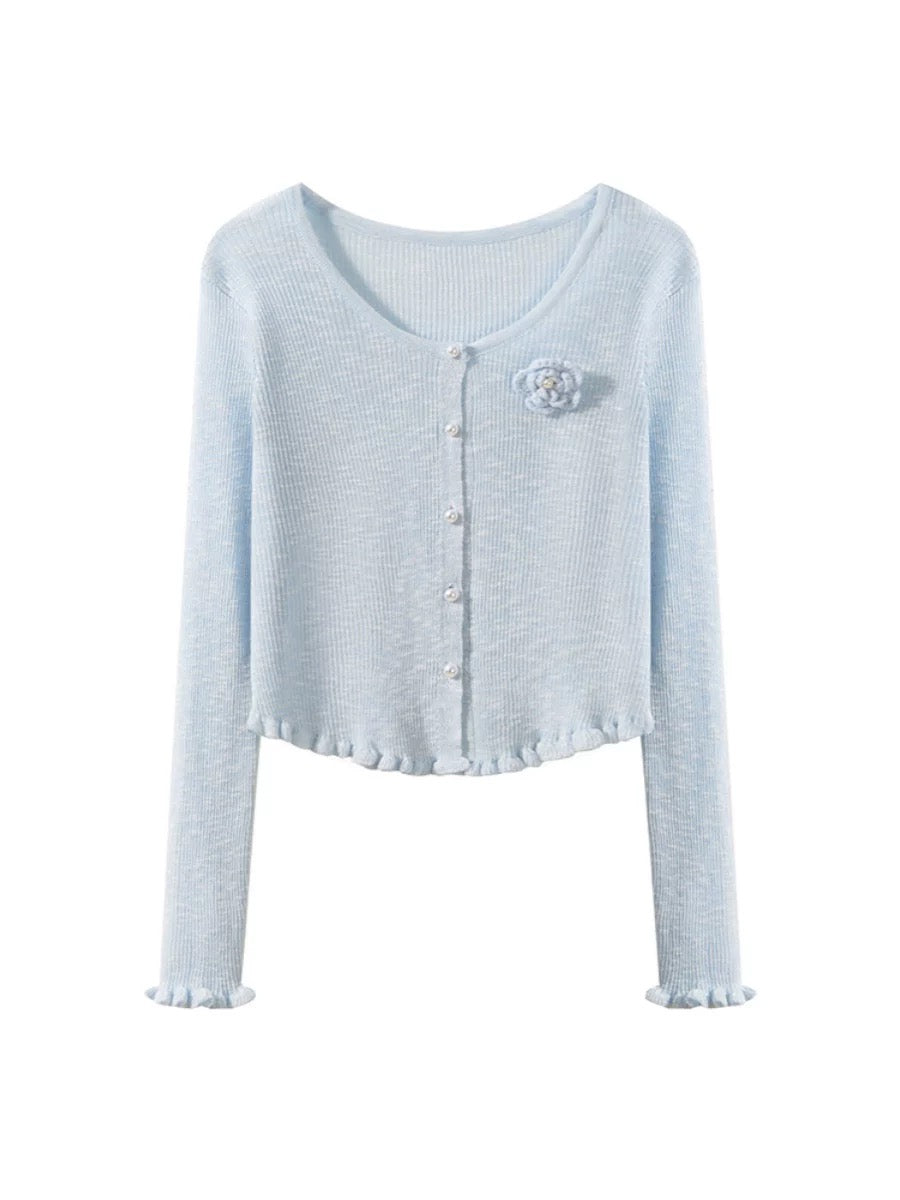 Three Color Sun Protection Long Sleeve Top product photo 2