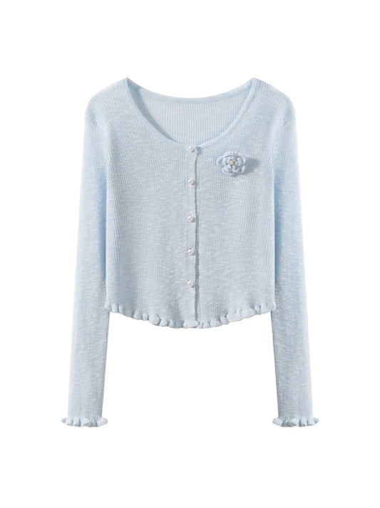 Three Color Sun Protection Long Sleeve Top product photo 2
