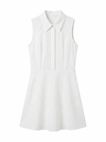 White Preppy Mini Dress product photo 2