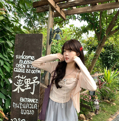 Pink Small Floral Long Sleeve Top product photo 2