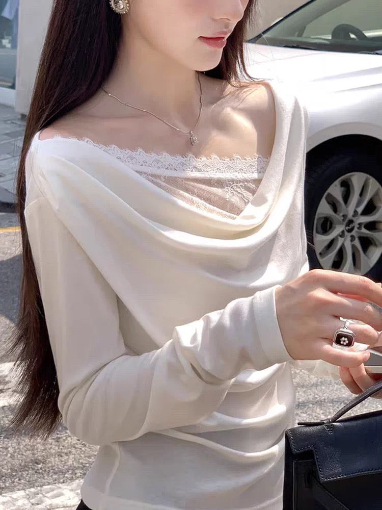 Lace Long Sleeve Top product photo 2