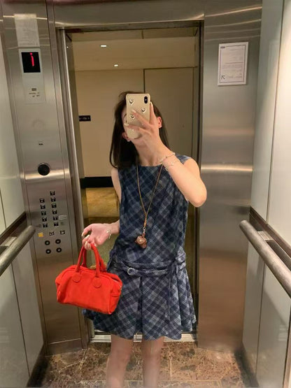 Blue Striped Mini Dress product photo 2