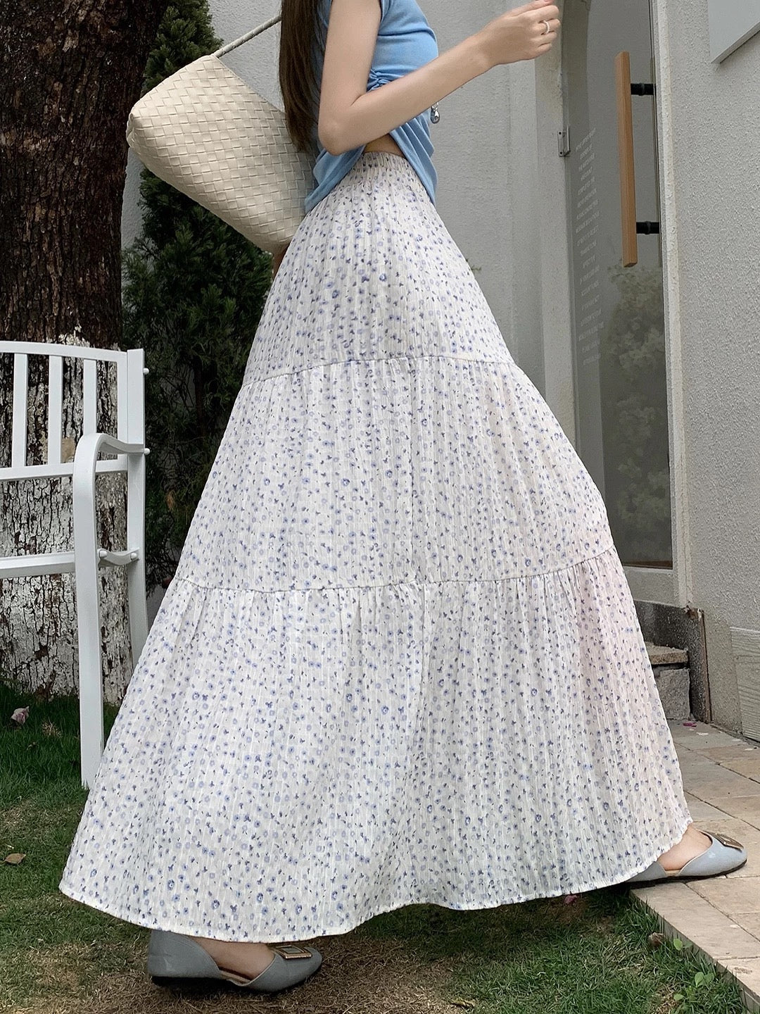 Floral Print Maxi Skirt product photo 3