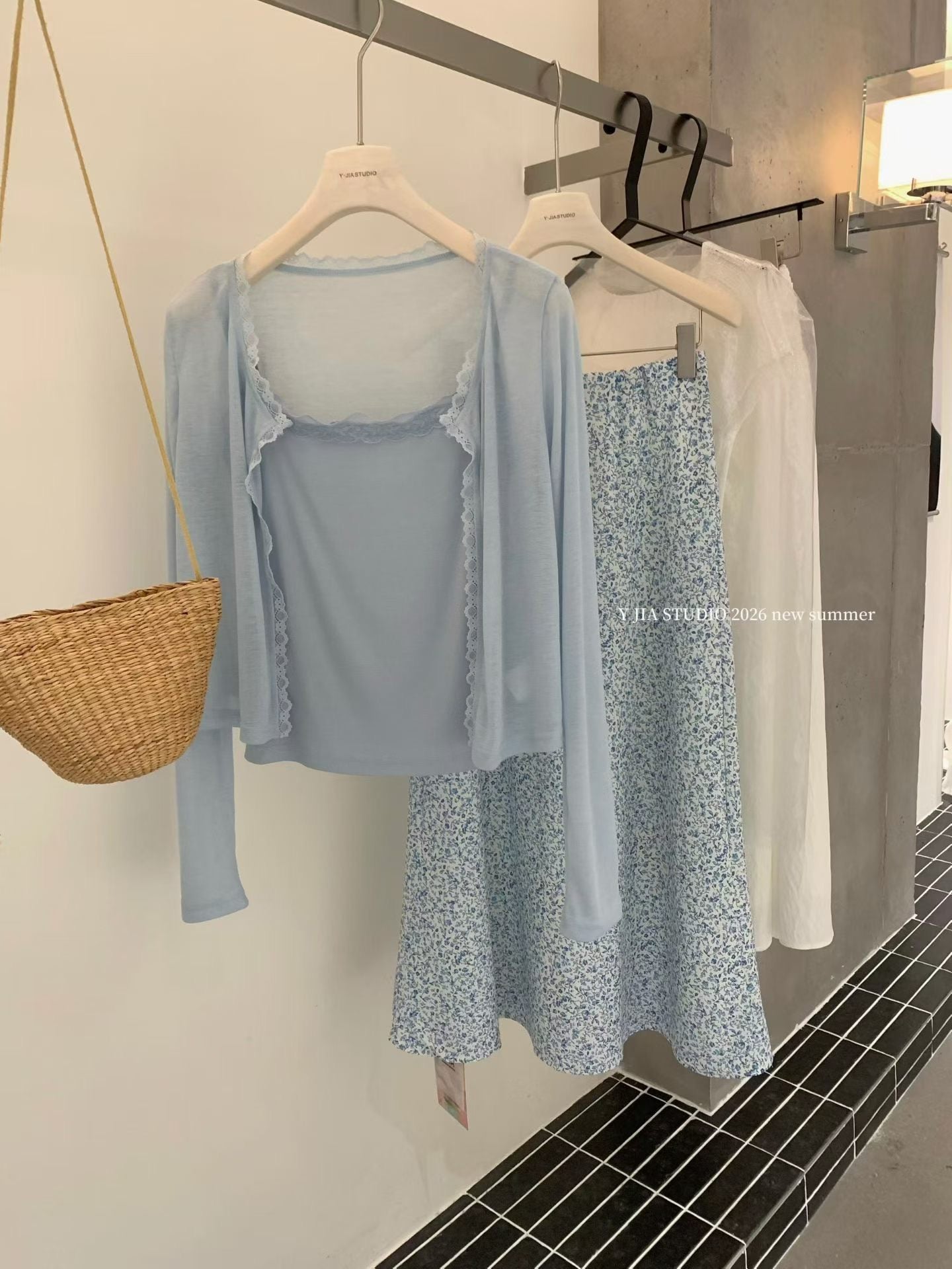 Light Blue Three Piece Dress Set product photo 3