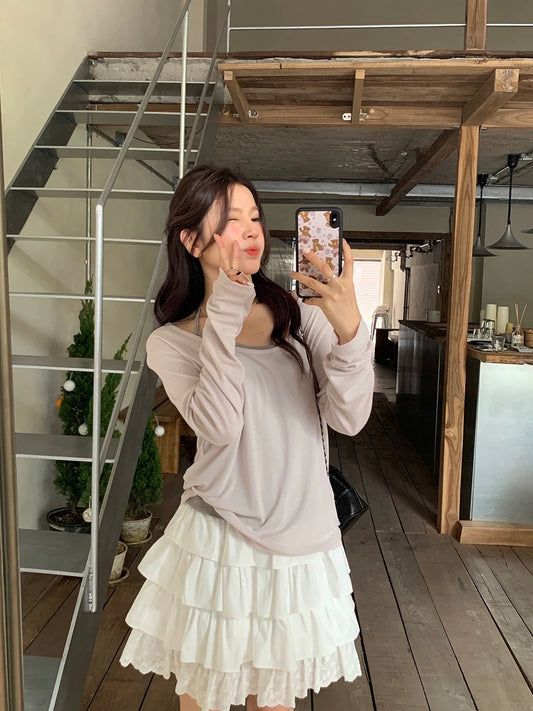 Pink Ballet Two Piece Long Sleeve Top Set product photo 3