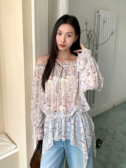Vacation Floral Long Sleeve Top product photo 3
