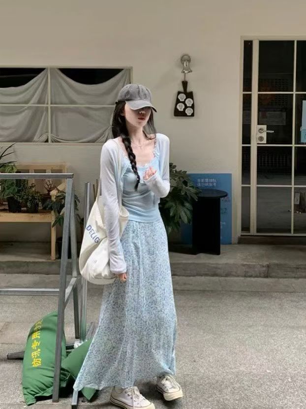Light Blue Three Piece Dress Set product photo 4