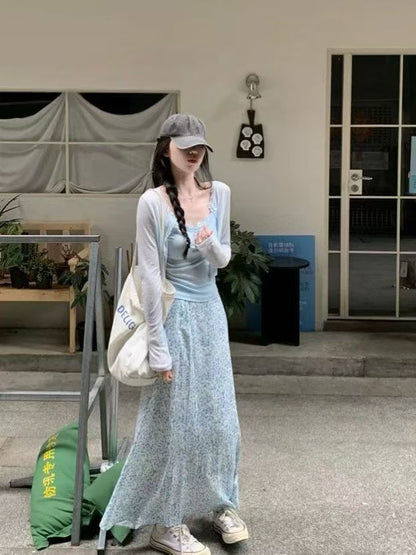 Light Blue Three Piece Dress Set product photo 4