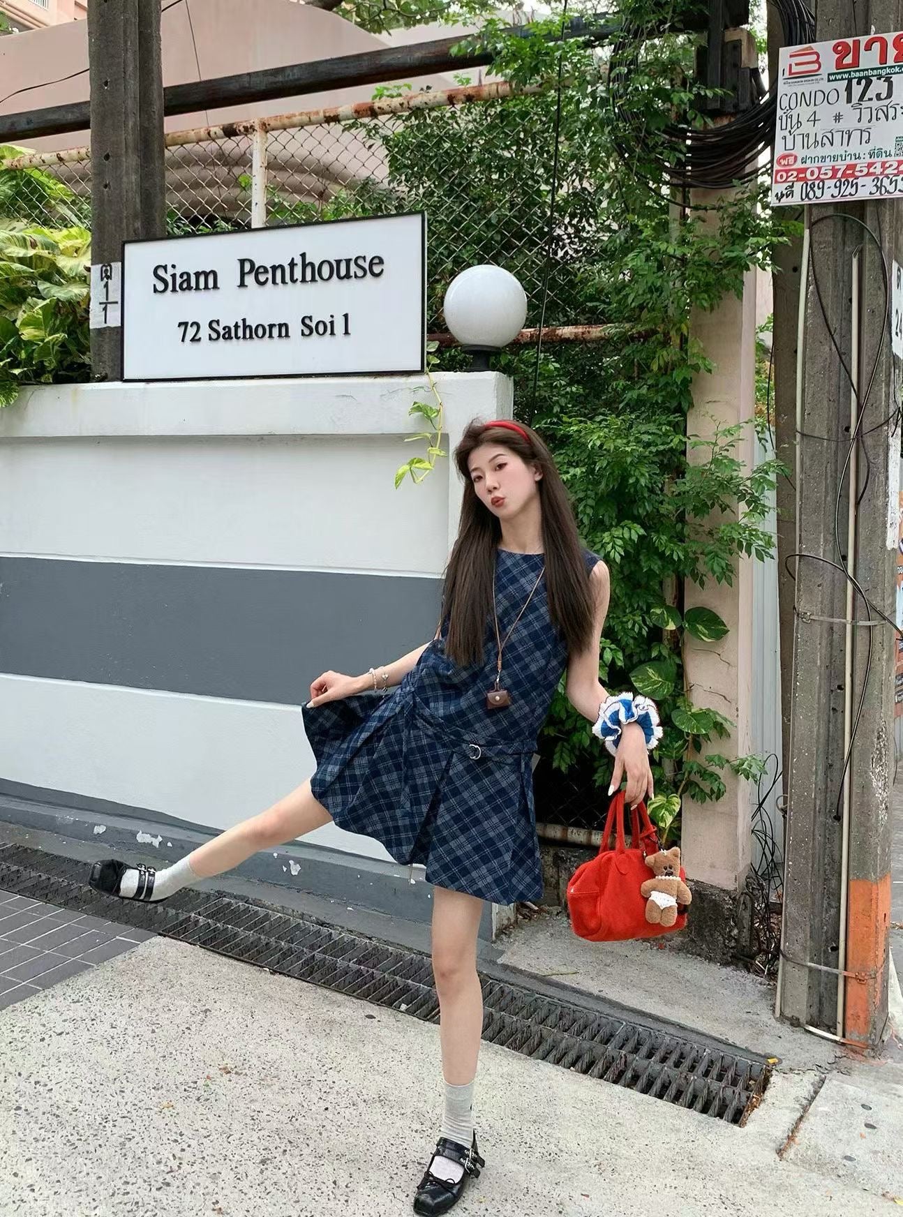 Blue Striped Mini Dress product photo 4