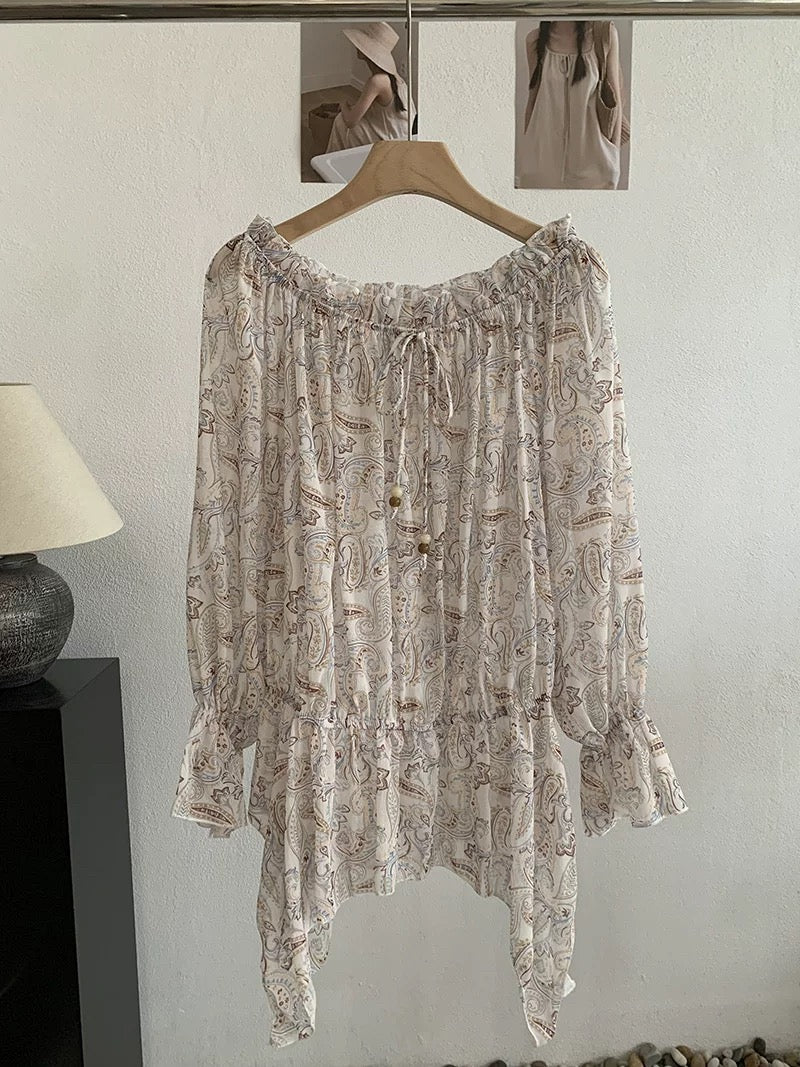 Vacation Floral Long Sleeve Top product photo 4