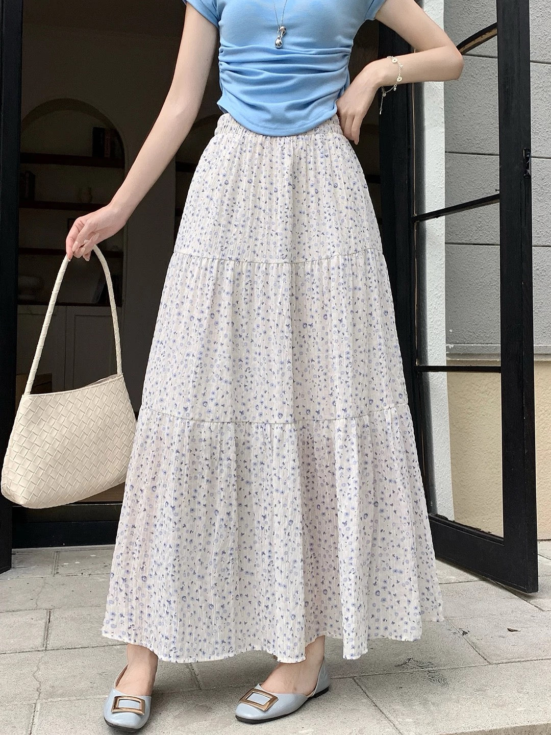 Floral Print Maxi Skirt product photo 4