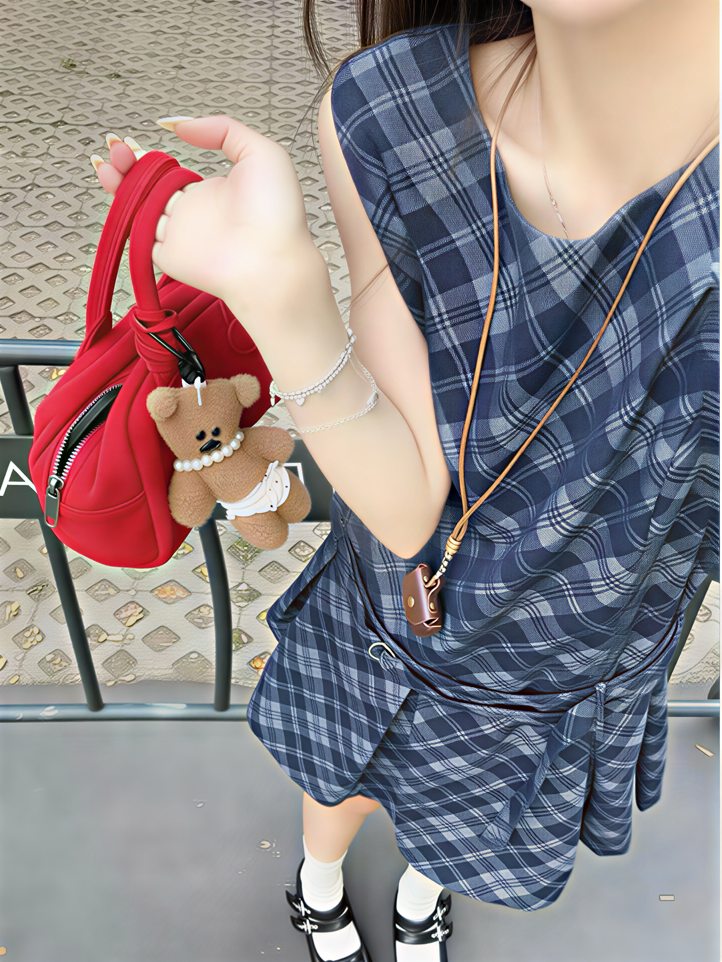Blue Striped Mini Dress product photo 5