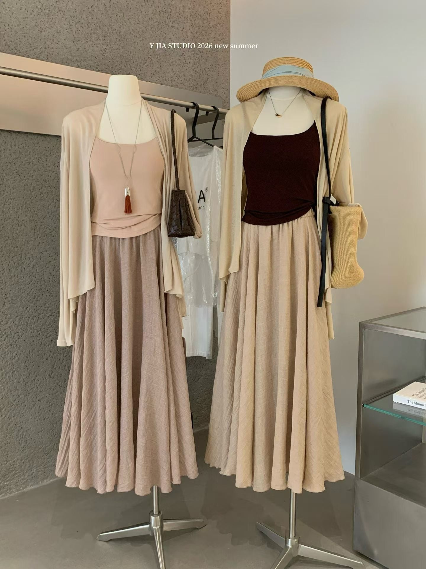 Brown Ladylike Three Piece Dress Set product photo 5