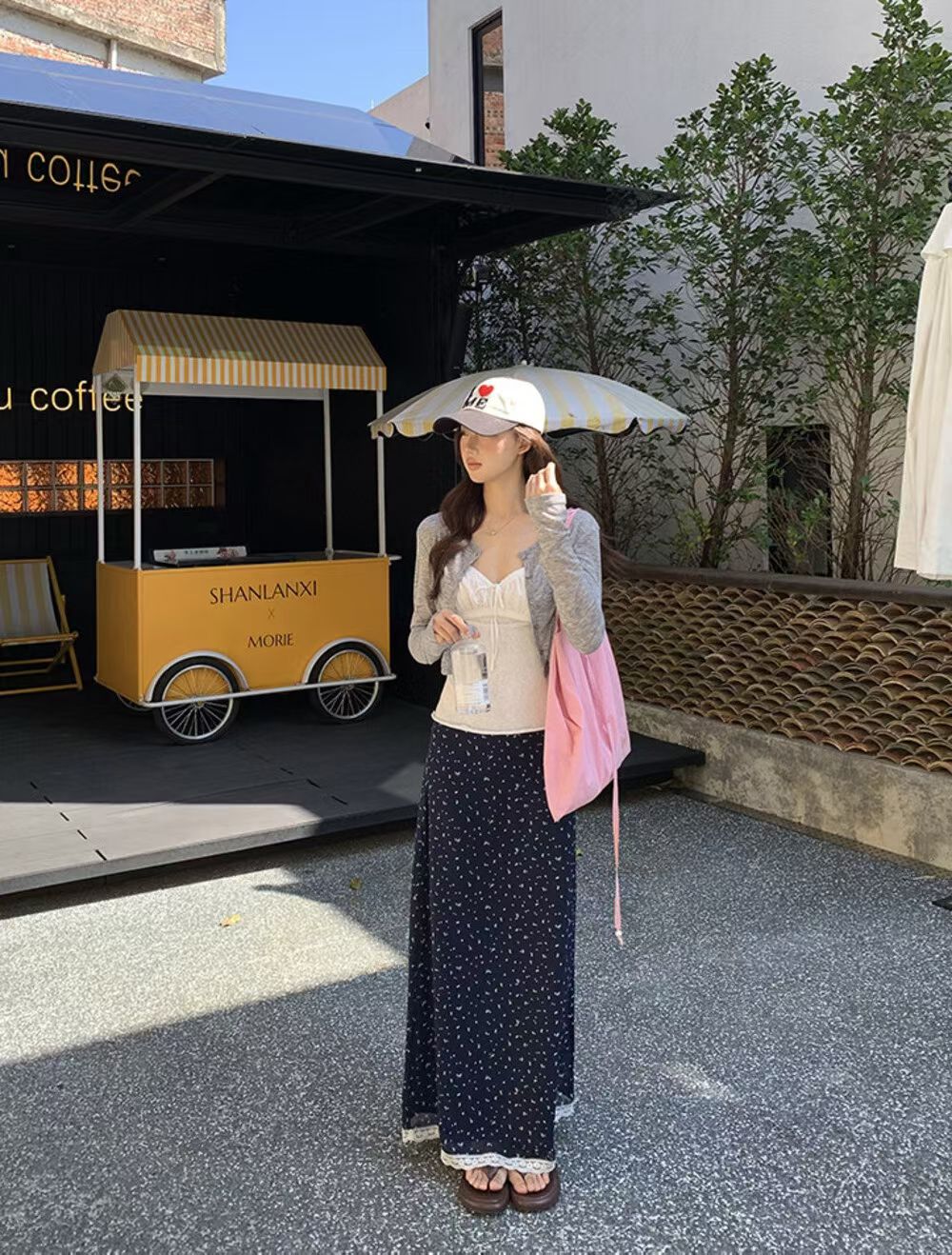 Gray and Navy Three Piece Dress Set product photo 6
