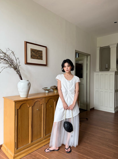White Tulle Mini Dress product photo 6