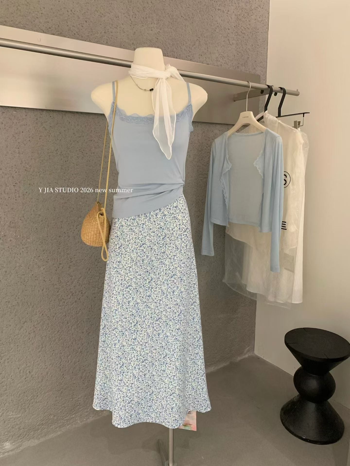 Light Blue Three Piece Dress Set product photo 6