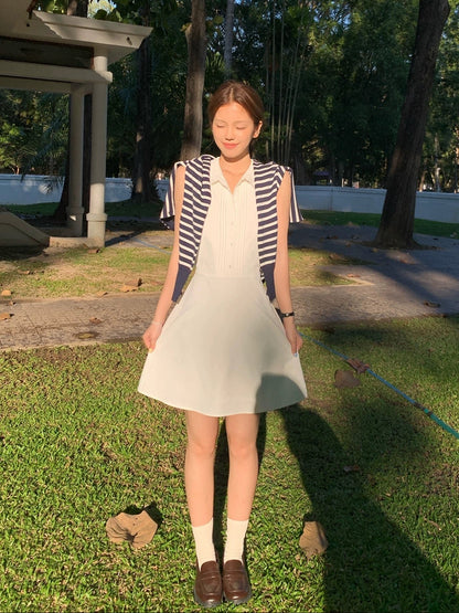 White Preppy Mini Dress product photo 7
