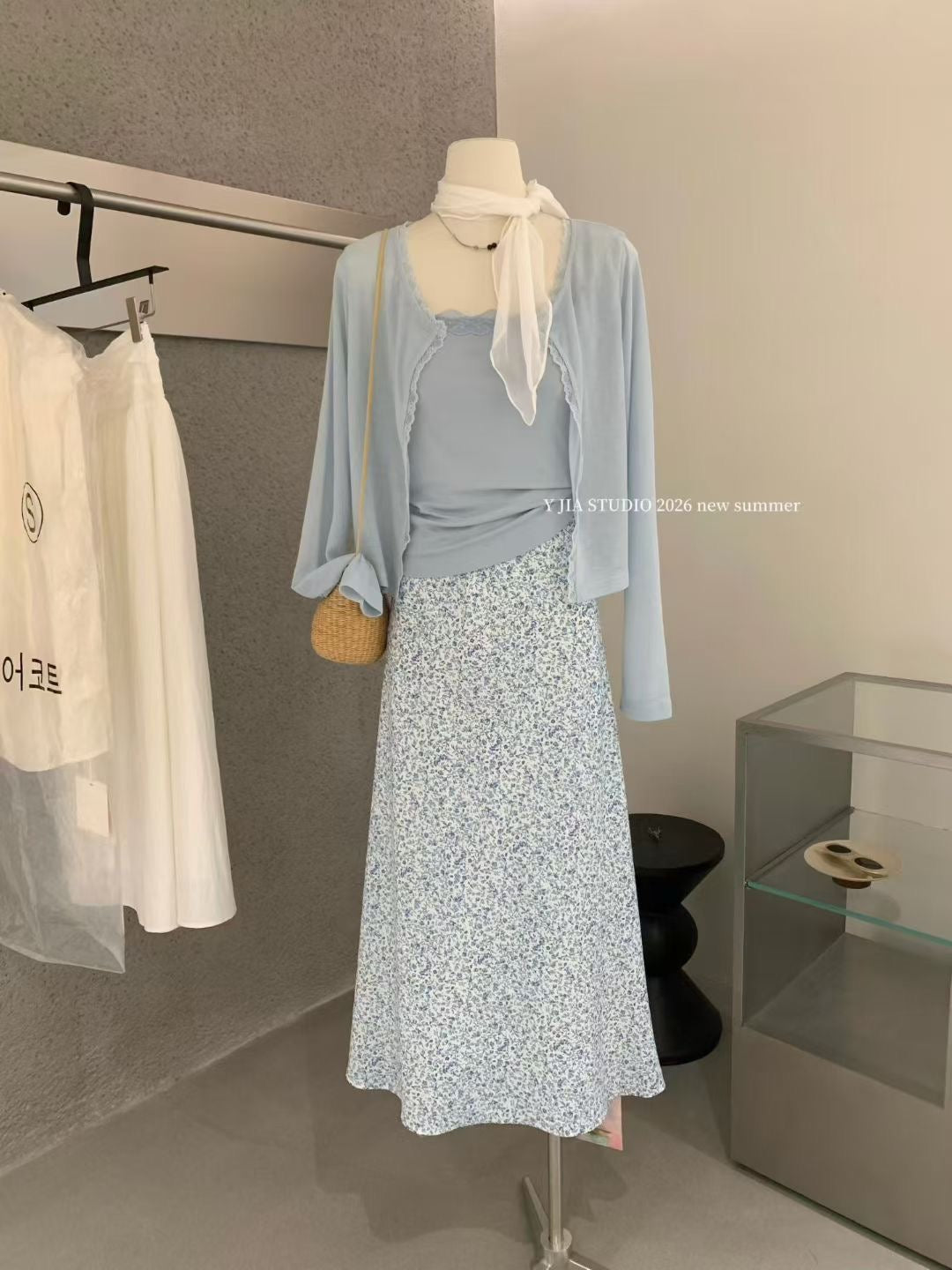Light Blue Three Piece Dress Set product photo 7