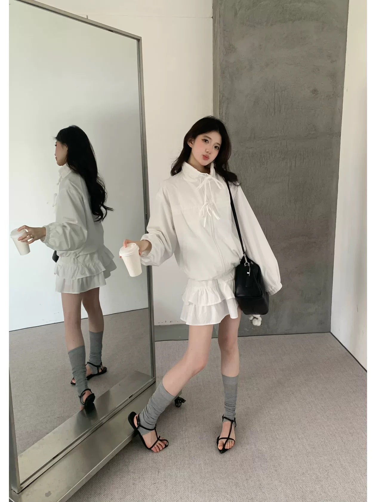 White Sun Protection Dress Set product photo 7