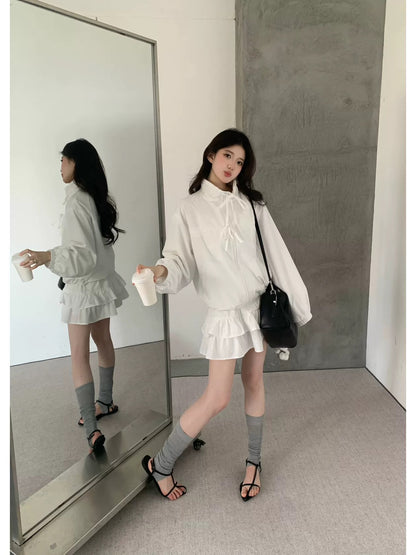 White Sun Protection Dress Set product photo 7