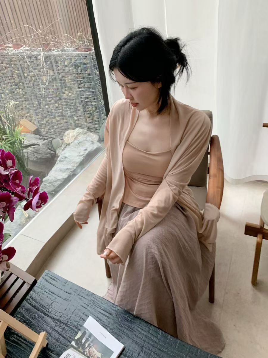 Brown Ladylike Three Piece Dress Set product photo 8