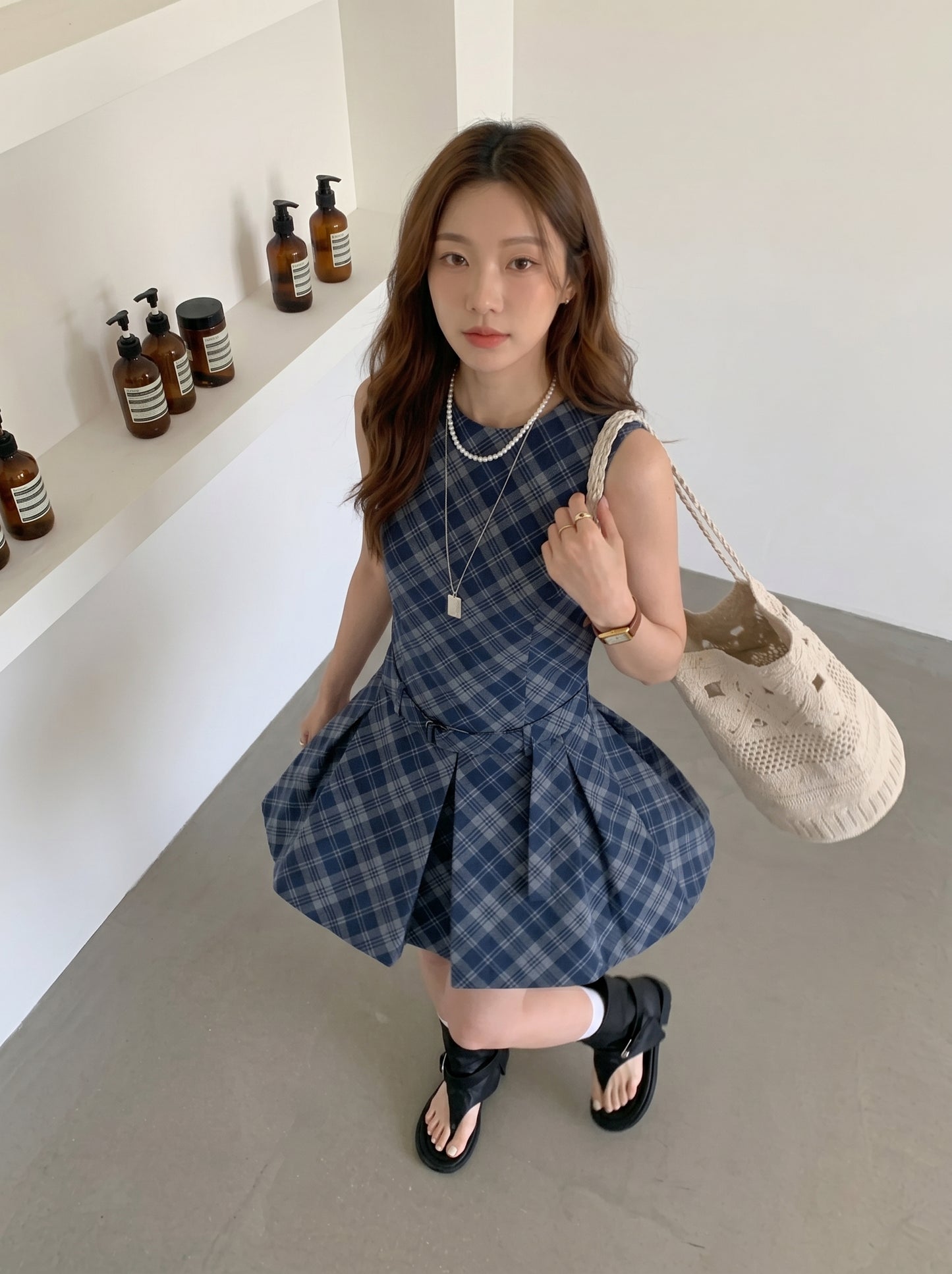 Blue Striped Mini Dress product photo 8