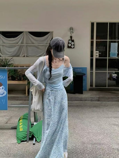 Light Blue Three Piece Dress Set product photo 10