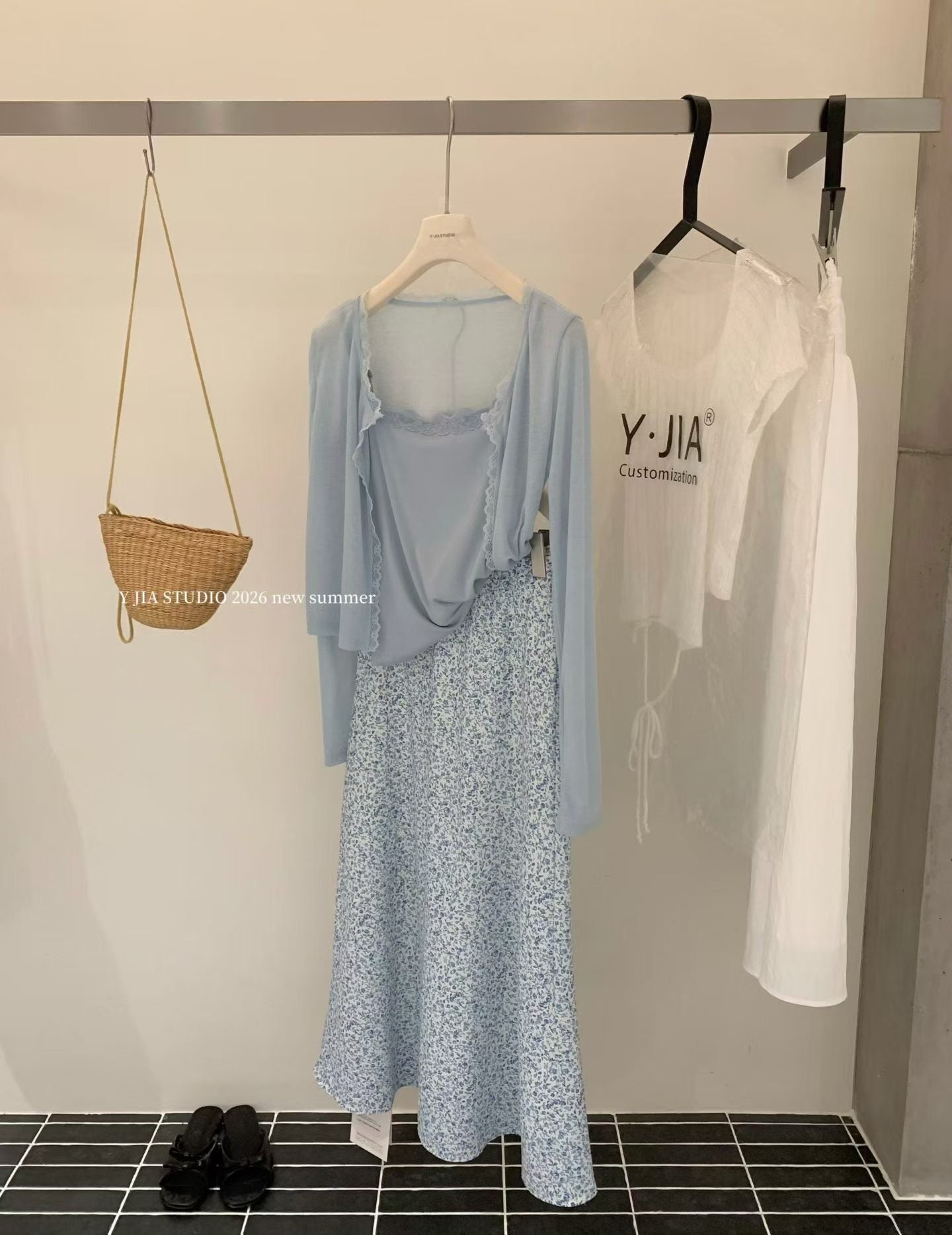 Light Blue Three Piece Dress Set product photo 11