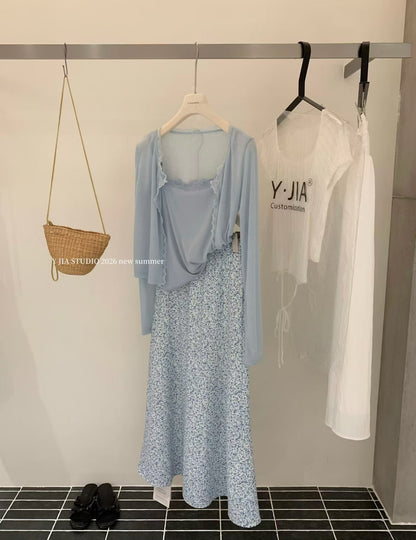 Light Blue Three Piece Dress Set product photo 11