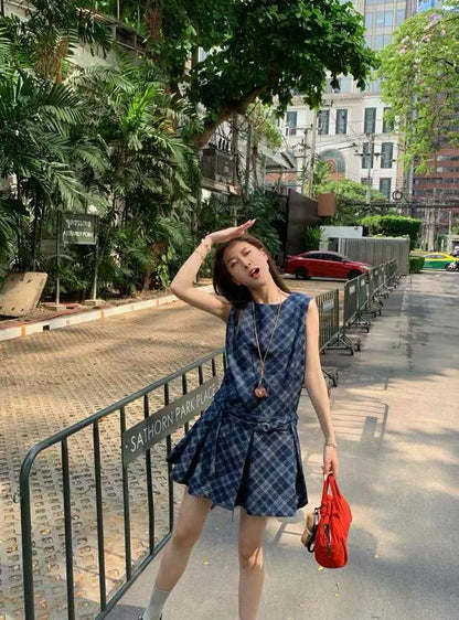 Blue Striped Mini Dress product photo 12