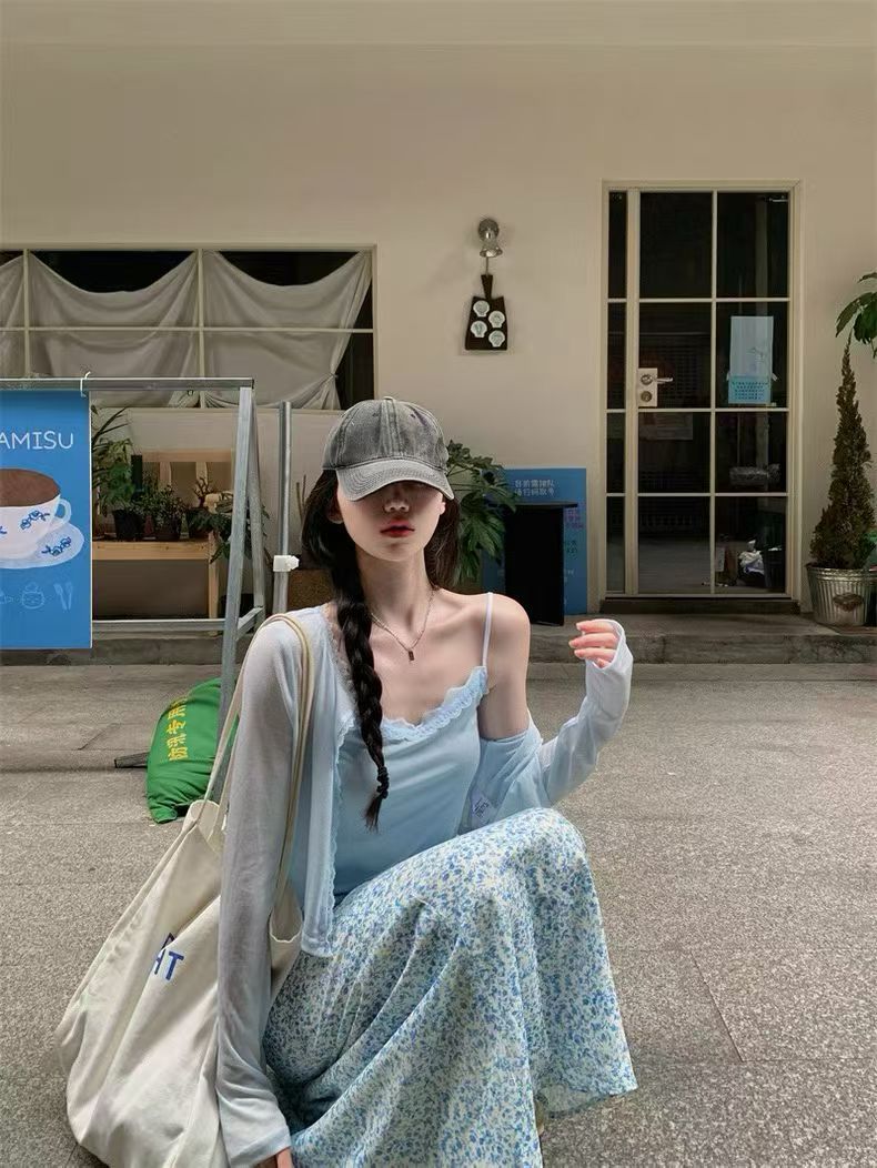Light Blue Three Piece Dress Set product photo 14