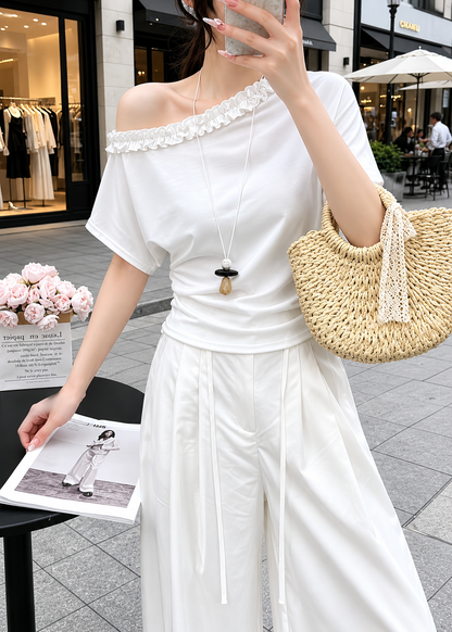 Seoul Breeze Off-Shoulder Top