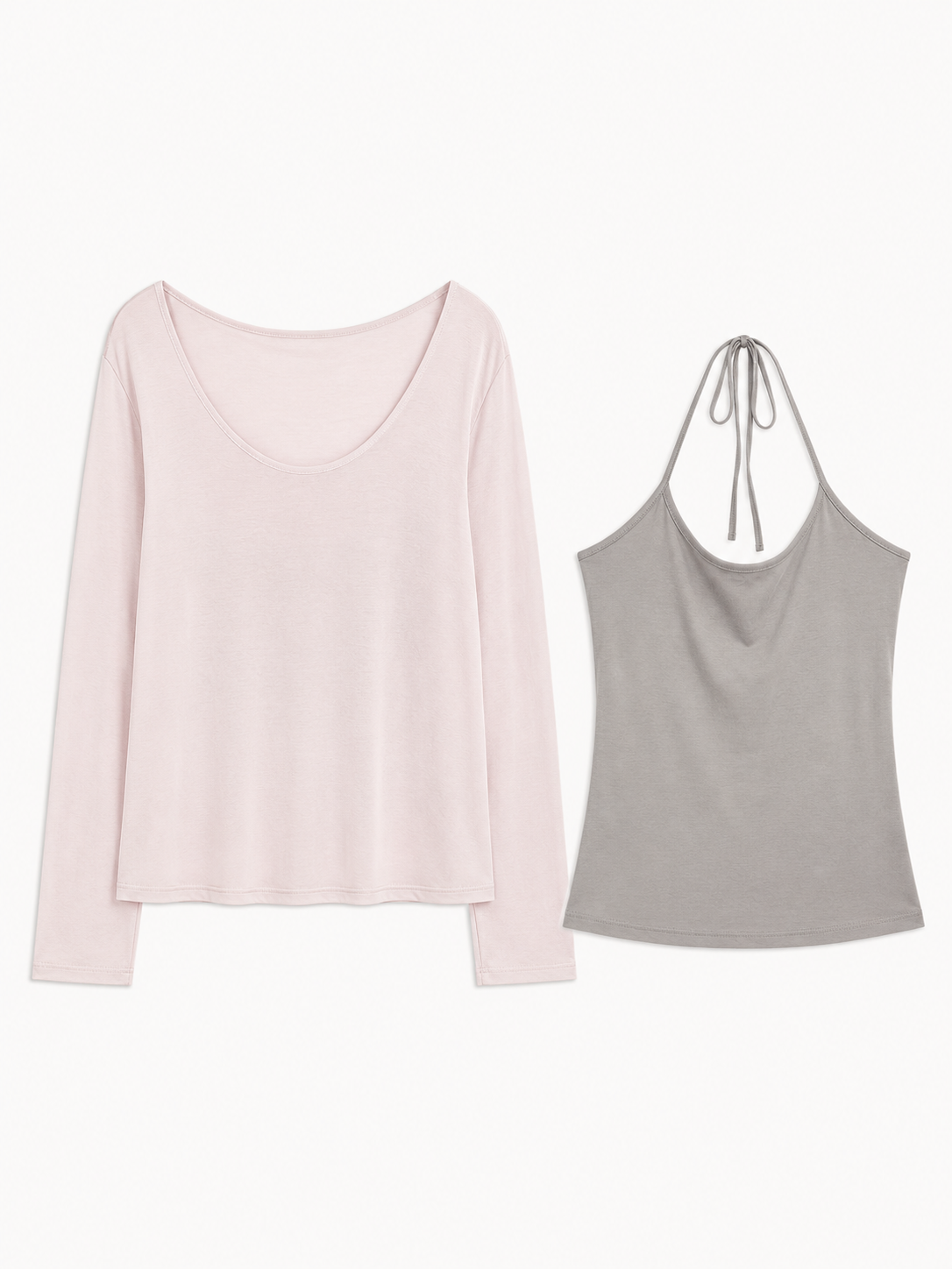 Pink Ballet Two Piece Long Sleeve Top Set