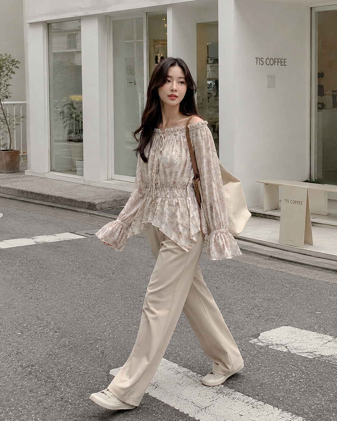 Paisley Breeze Off-Shoulder Blouse