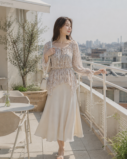 Paisley Breeze Off-Shoulder Blouse