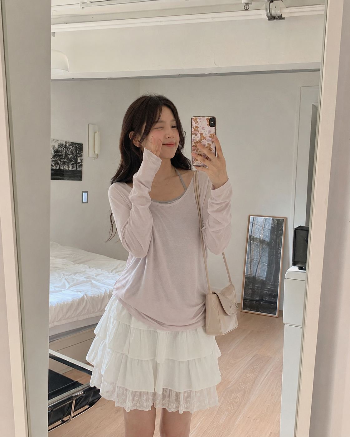 Pink Ballet Two Piece Long Sleeve Top Set