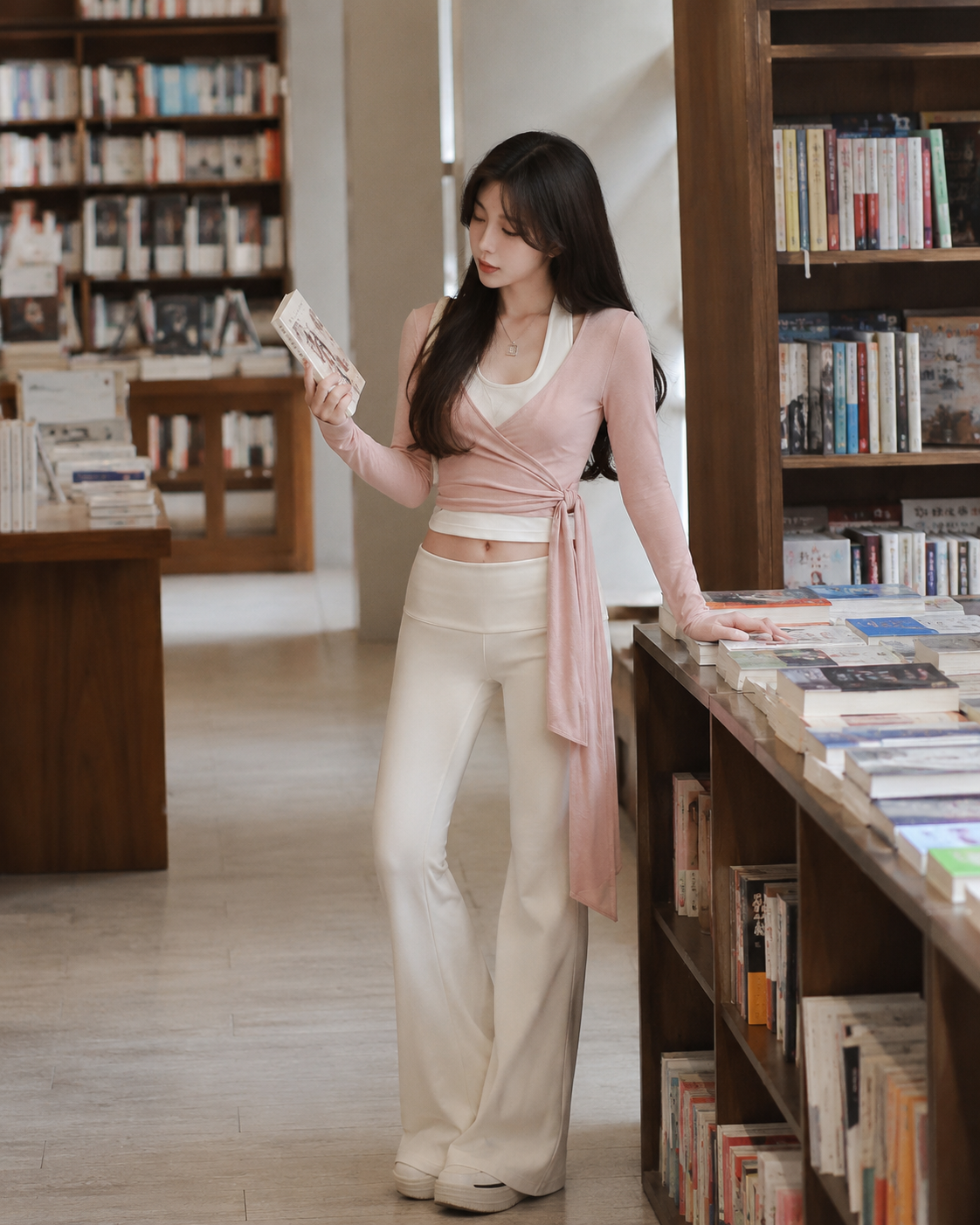 Blush Ballet Wrap Lounge Set